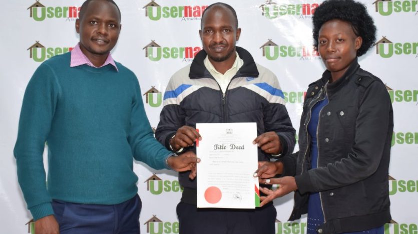 Plot with Title Deed Gifted a Man as Valentine Gift